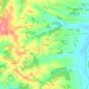 Mappa topografica Montalivet, altitudine, rilievo