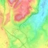 Mappa topografica Le Barril, altitudine, rilievo