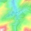 Mappa topografica Taourirt n'Ait Mizane, altitudine, rilievo