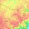 Mappa topografica North Hills Estates, altitudine, rilievo
