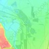 Mappa topografica Périès, altitudine, rilievo