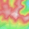 Mappa topografica Chaume de Sérichamps, altitudine, rilievo