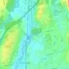 Mappa topografica North End, altitudine, rilievo