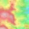 Mappa topografica Chavanne, altitudine, rilievo