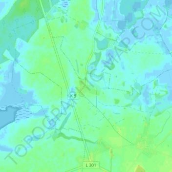 Mappa topografica Silenz, altitudine, rilievo