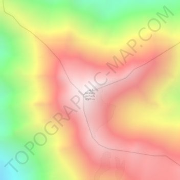 Mappa topografica Nevado de Cachi, altitudine, rilievo