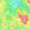 Mappa topografica Agnat, altitudine, rilievo