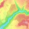 Mappa topografica La Vallée d'En-bas, altitudine, rilievo