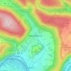 Mappa topografica Breitenbrunn, altitudine, rilievo
