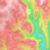 Mappa topografica Le Dat, altitudine, rilievo