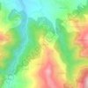 Mappa topografica Maraghna, altitudine, rilievo