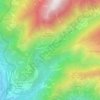 Mappa topografica Aguillas, altitudine, rilievo