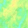Mappa topografica Cross Keys, altitudine, rilievo