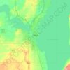 Mappa topografica Oshkosh, altitudine, rilievo