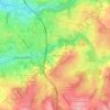 Mappa topografica Le Chazaud, altitudine, rilievo