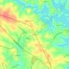 Mappa topografica Phinney, altitudine, rilievo