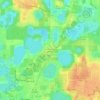 Mappa topografica Silver Beach Heights, altitudine, rilievo