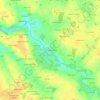 Mappa topografica La Roche-Boursault, altitudine, rilievo
