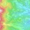 Mappa topografica Zulli, altitudine, rilievo