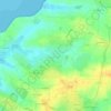 Mappa topografica Le Bourg, altitudine, rilievo