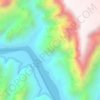 Mappa topografica Bat Cave, altitudine, rilievo