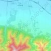 Mappa topografica 东台新村, altitudine, rilievo