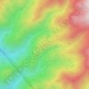 Mappa topografica Locust Knob, altitudine, rilievo