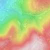 Mappa topografica Gschnon, altitudine, rilievo