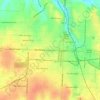 Mappa topografica West Joplin, altitudine, rilievo