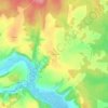 Mappa topografica Fontenailles, altitudine, rilievo