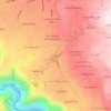 Mappa topografica El Censo, altitudine, rilievo