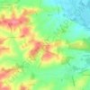 Mappa topografica La Cotonnière, altitudine, rilievo