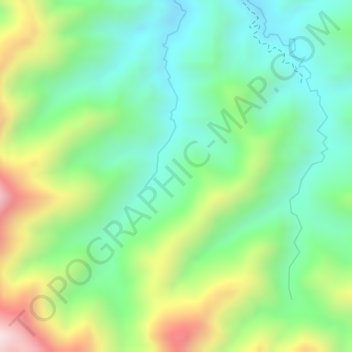 Mappa topografica El Instituto, altitudine, rilievo