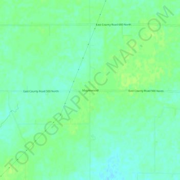 Mappa topografica Maplewood, altitudine, rilievo