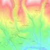 Mappa topografica Quellocancha, altitudine, rilievo