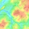 Mappa topografica Le Breil, altitudine, rilievo
