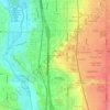 Mappa topografica Wallace Heights, altitudine, rilievo