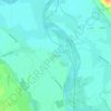 Mappa topografica Les Terriens, altitudine, rilievo
