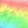 Mappa topografica Bayanan, altitudine, rilievo