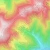 Mappa topografica Hilsen, altitudine, rilievo