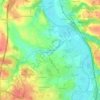 Mappa topografica Le Patillou, altitudine, rilievo