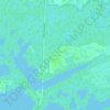 Mappa topografica Marco Shores–Hammock Bay, altitudine, rilievo