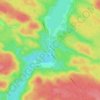 Mappa topografica Tomiko, altitudine, rilievo