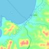 Mappa topografica La Crucita, altitudine, rilievo