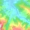 Mappa topografica Carazón, altitudine, rilievo