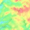Mappa topografica Le Boënnec, altitudine, rilievo