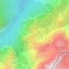 Mappa topografica Schachen, altitudine, rilievo