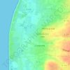 Mappa topografica La Brocqueterie, altitudine, rilievo