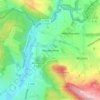 Mappa topografica Waldemeine, altitudine, rilievo