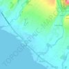 Mappa topografica Sangi, altitudine, rilievo